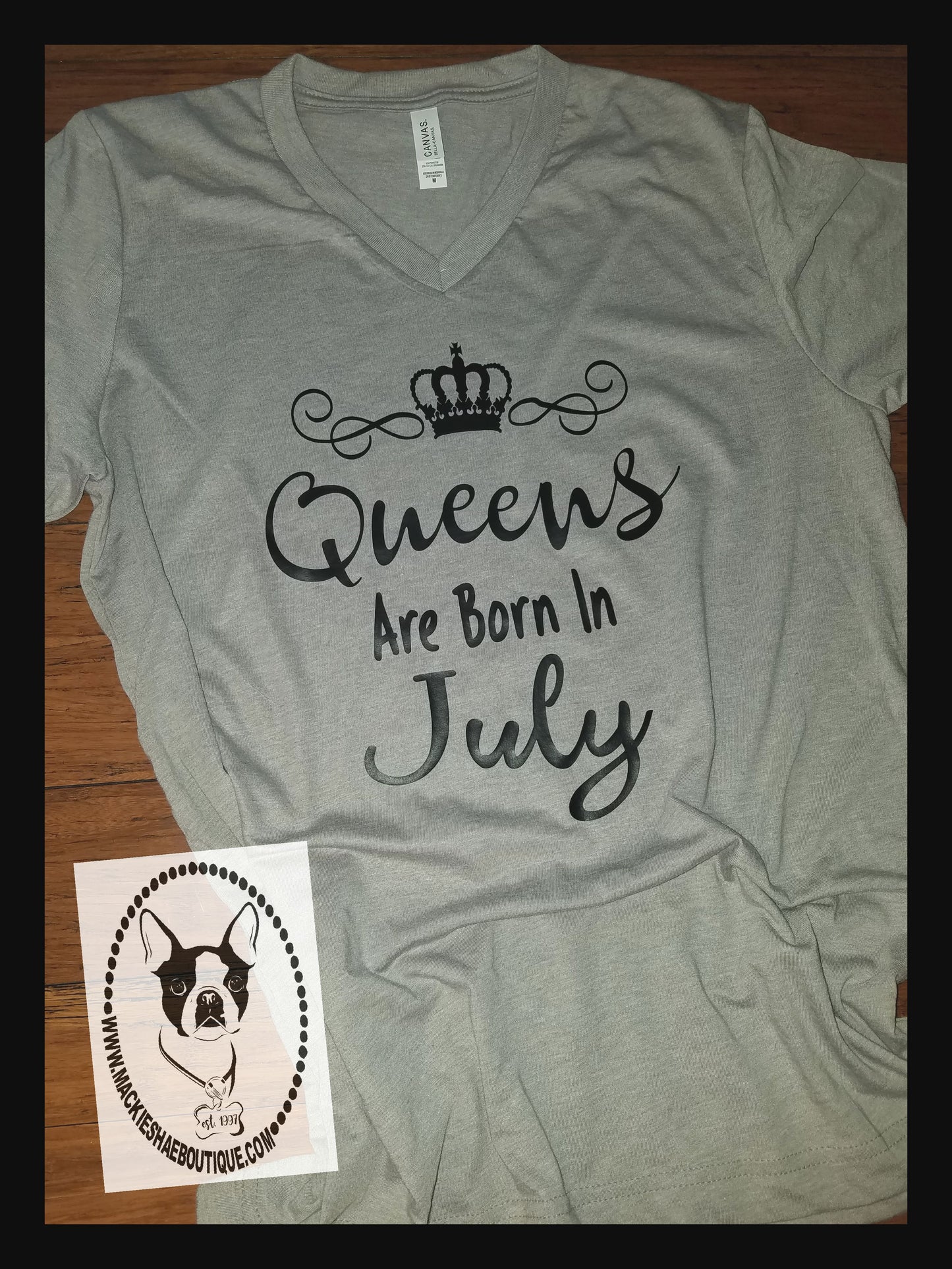 Queens are Born in {Month} Custom Shirt, Short-Sleeve