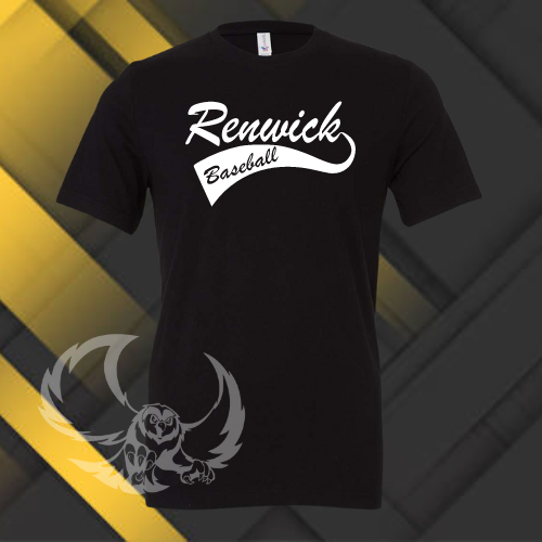 Renwick Baseball Soft Tee for Youth and Adults (3 Color Options)