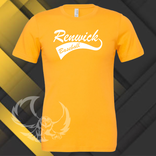 Renwick Baseball Soft Tee for Youth and Adults (3 Color Options)