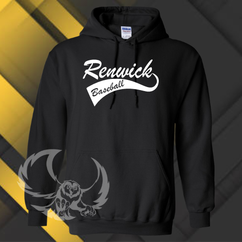 Renwick Baseball Hoodie for Youth and Adults (2 Color Options)