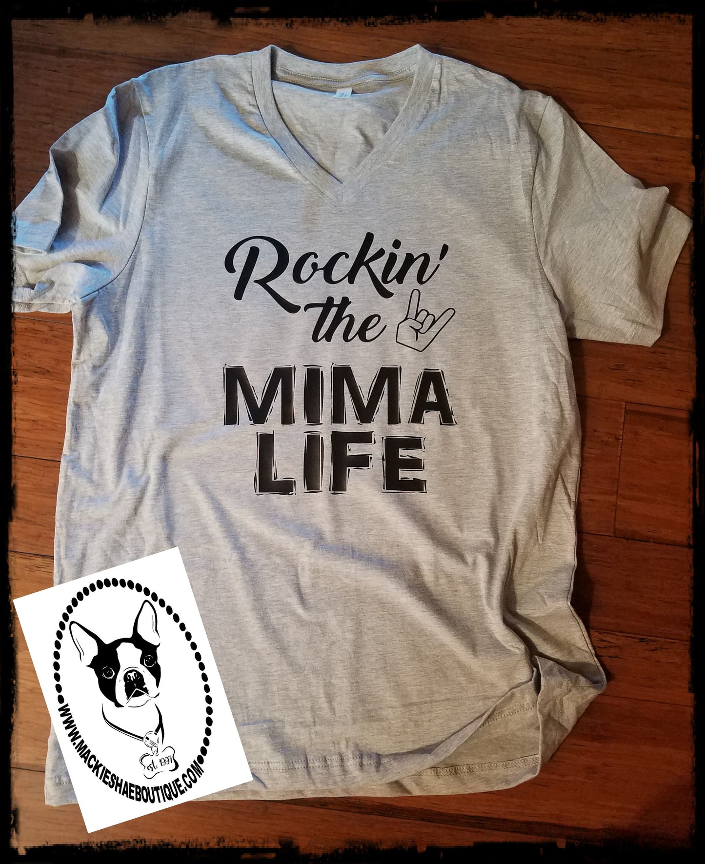 Rockin' the Mima Life (Mima can be Changed) Custom Shirt, Short Sleeve
