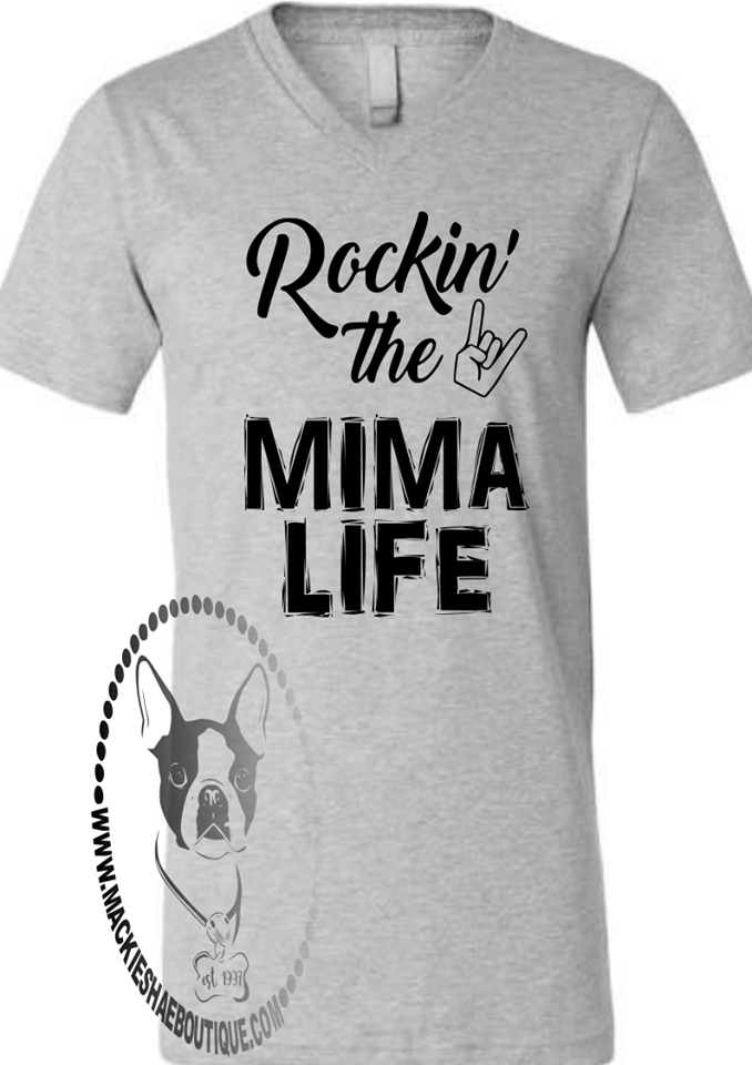 Rockin' the Mima Life (Mima can be Changed) Custom Shirt, Short Sleeve