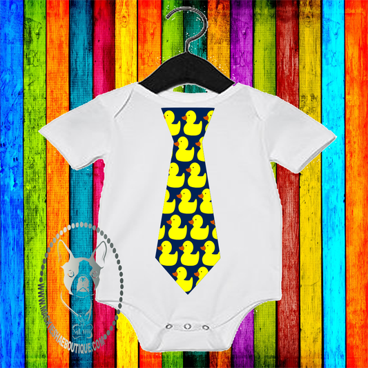 Rubber Duck Tie Custom for Kids, One Piece