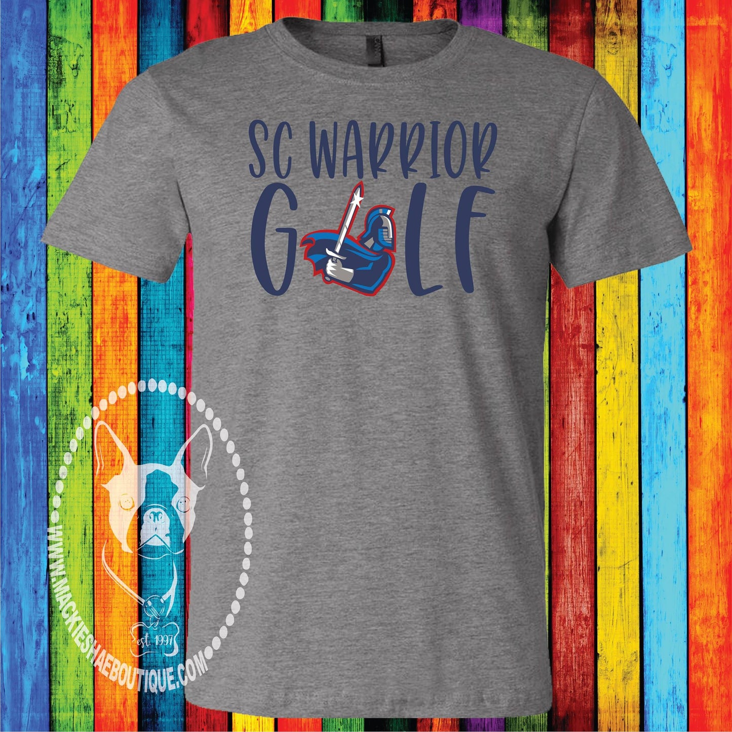 SC Warrior Golf Custom Shirt, Short Sleeve