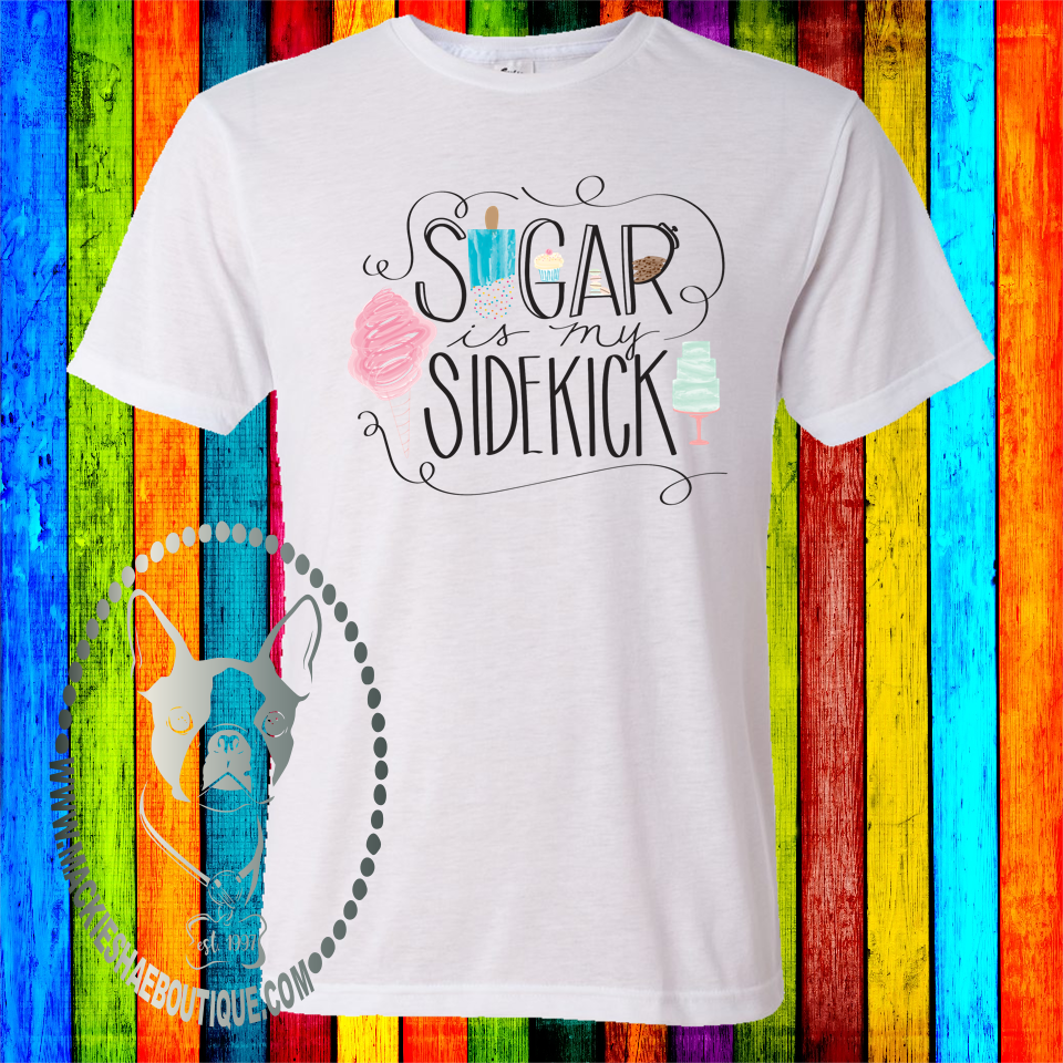 Sugar is My Sidekick Custom Shirt for Kids, Short Sleeve