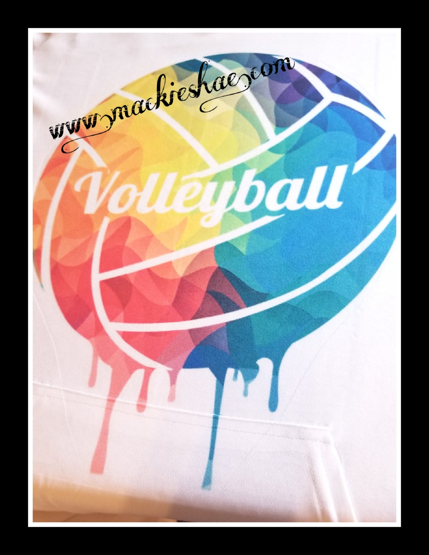 Volleyball Watercolor Custom Shirt, Short Sleeve