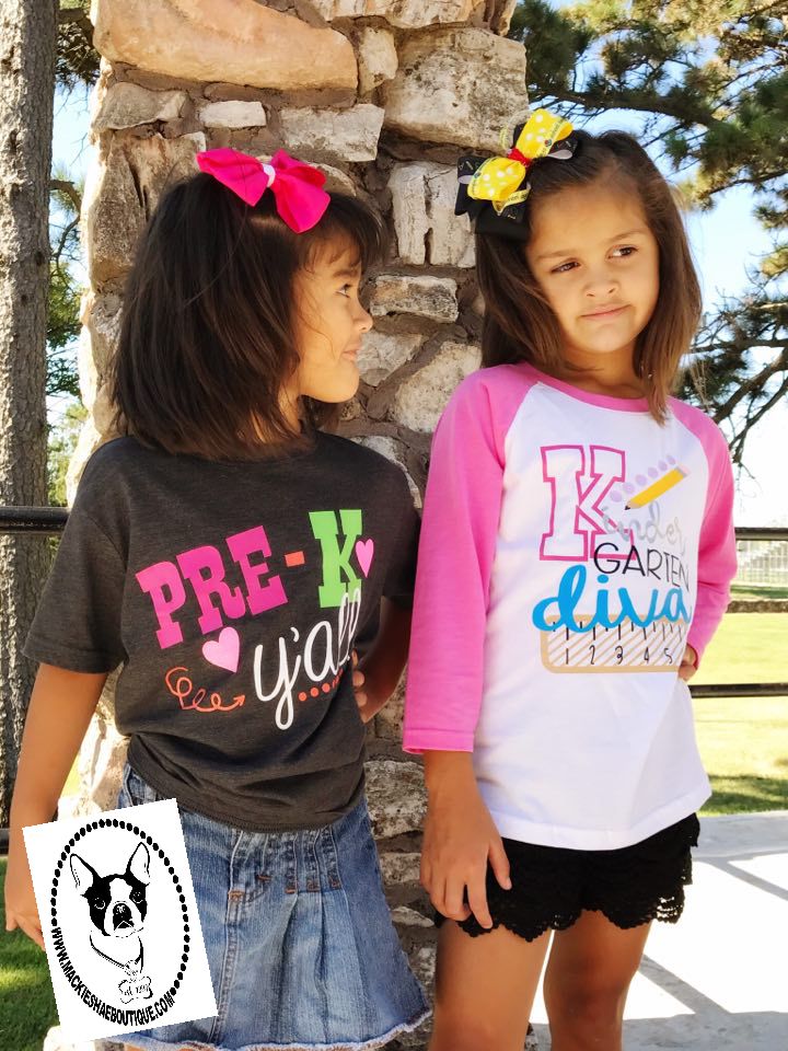 Pre-K {Any Grade} Y'all Custom Shirt for Kids, Short Sleeve