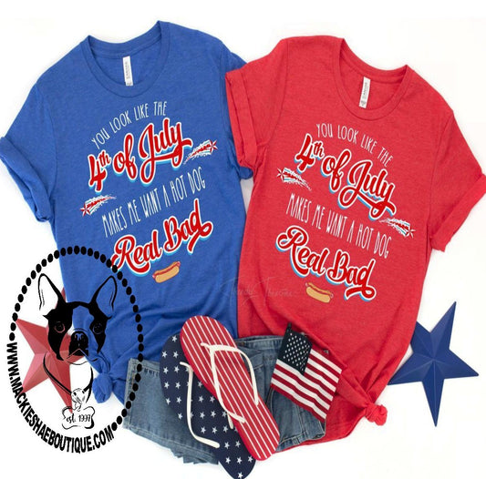 You Look Like the 4th of July Custom  Shirt, Soft Short Sleeve