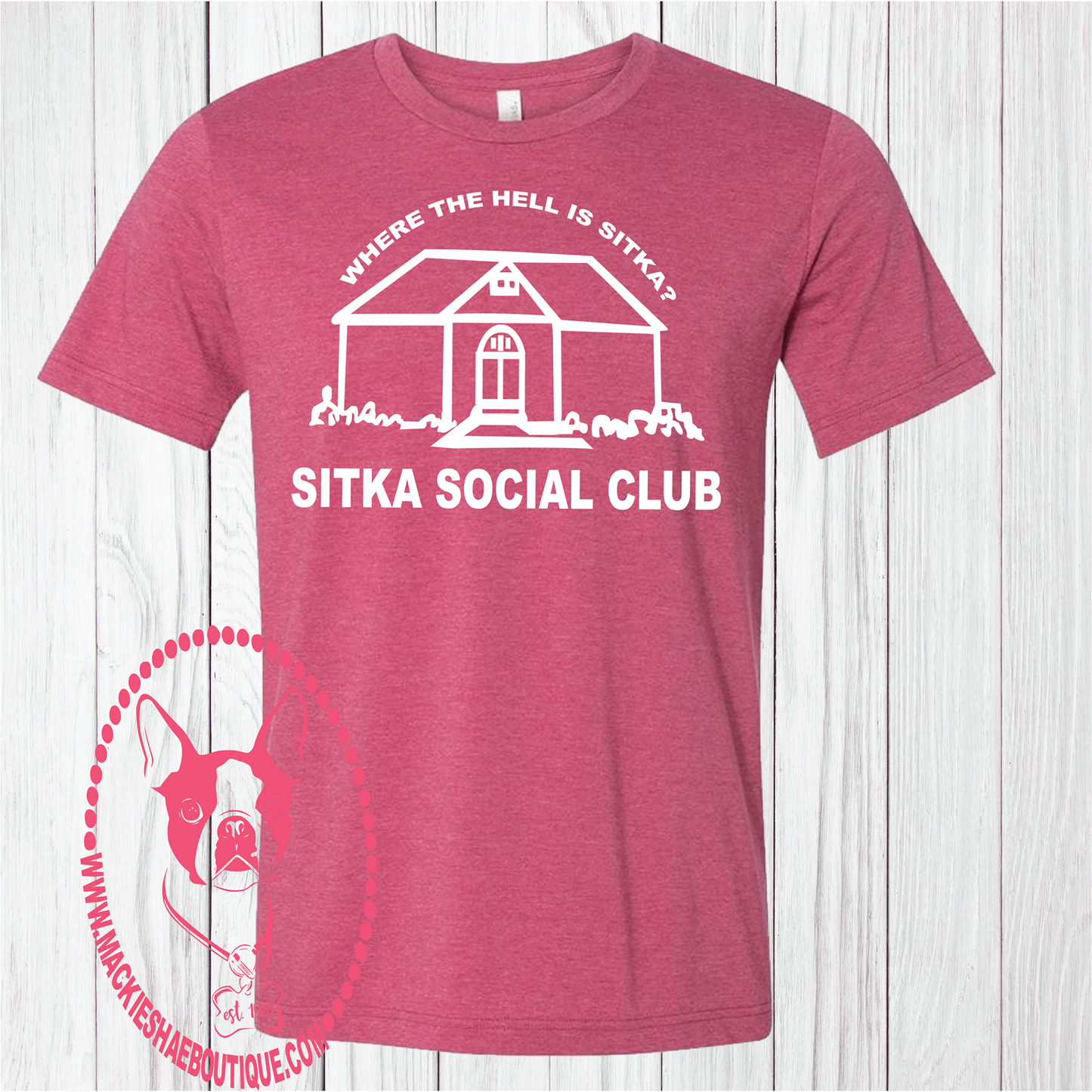 Where the Hell is Sitka? Custom Shirt, Short-Sleeve