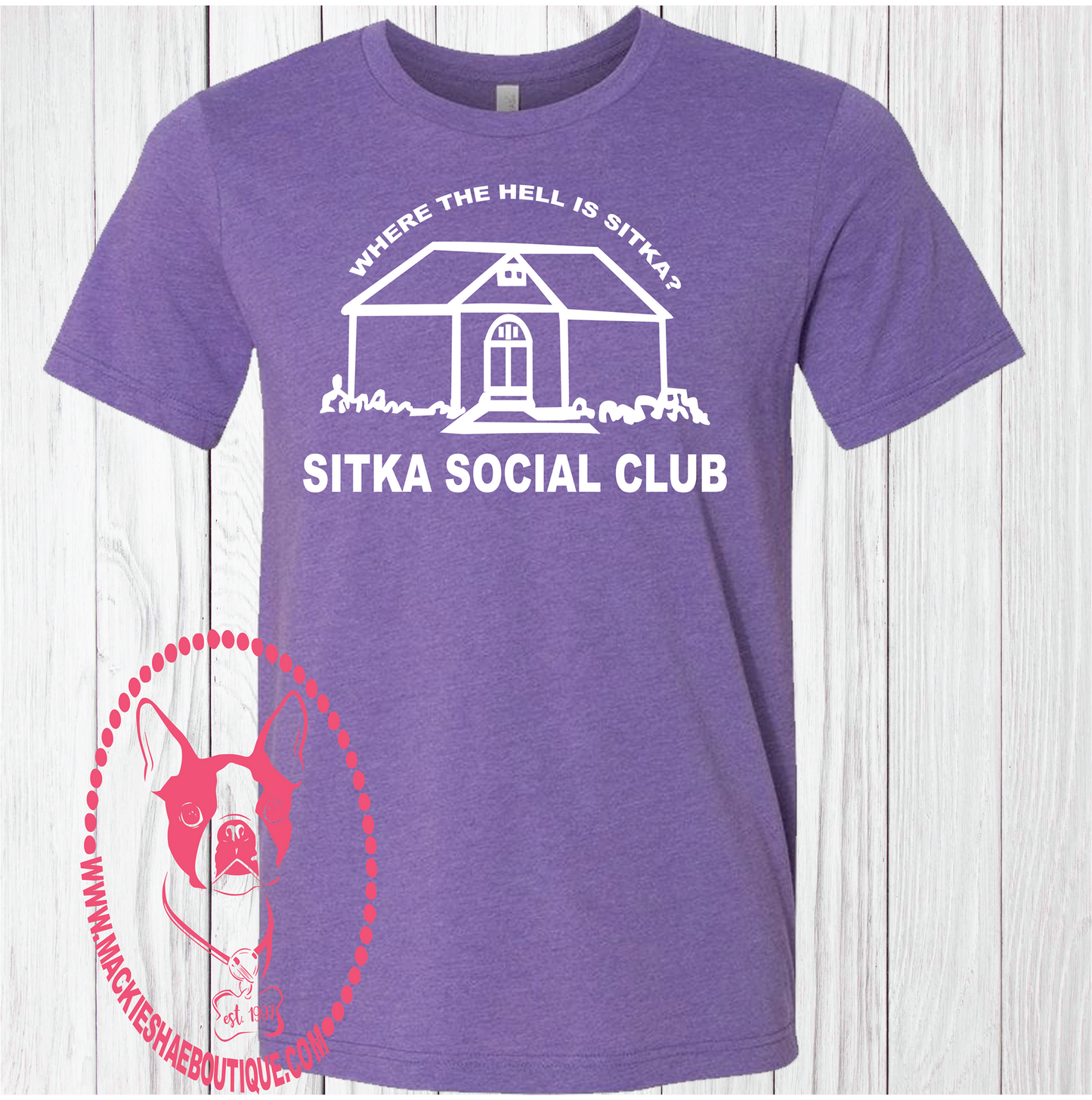 Where the Hell is Sitka? Custom Shirt, Short-Sleeve