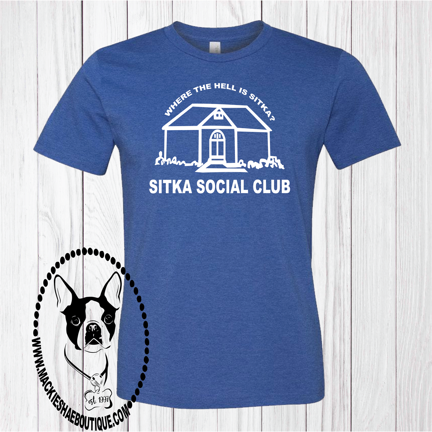 Where the Hell is Sitka? Custom Shirt, Short-Sleeve