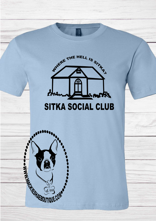 Where the Hell is Sitka? Custom Shirt, Short-Sleeve
