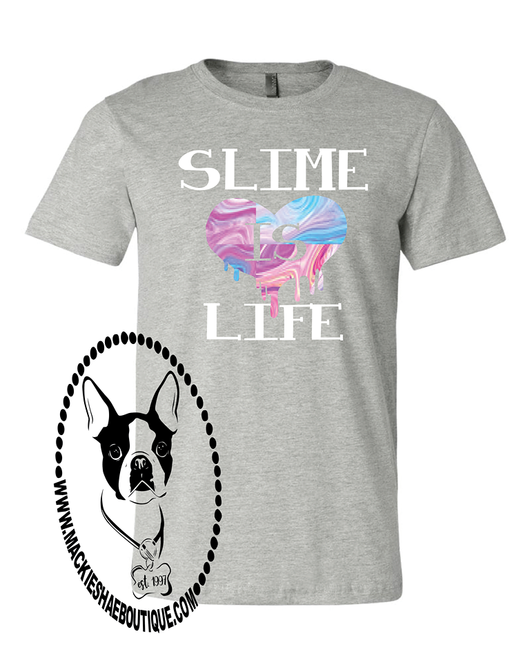 Slime is Life Custom Shirt for Kids, Short-Sleeve