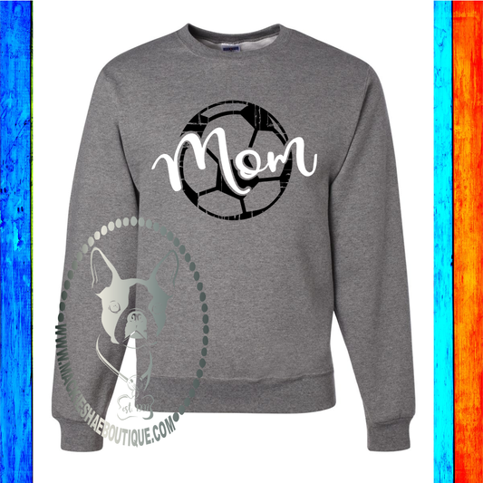 Soccer Mom Custom Shirt, Crewneck Sweatshirt