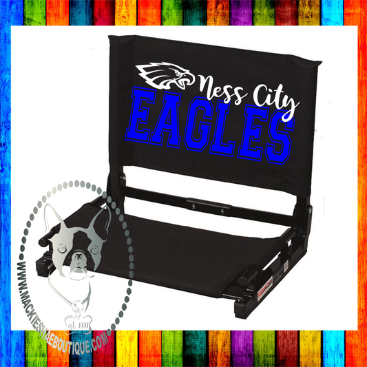 Ness City Eagles Custom Stadium Chair