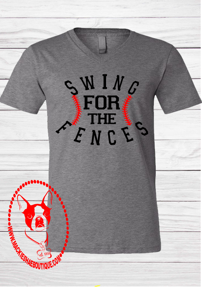 Swing for the Fences Custom Shirt, Short Sleeve