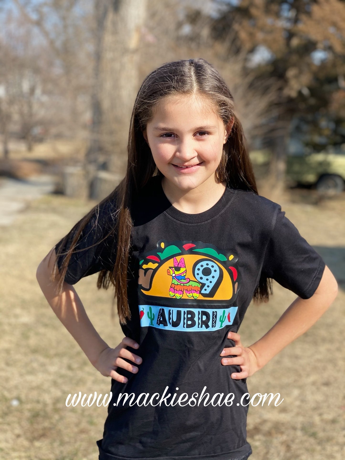 Taco Personalized Birthday Custom Shirt for Kids, Soft Short Sleeve