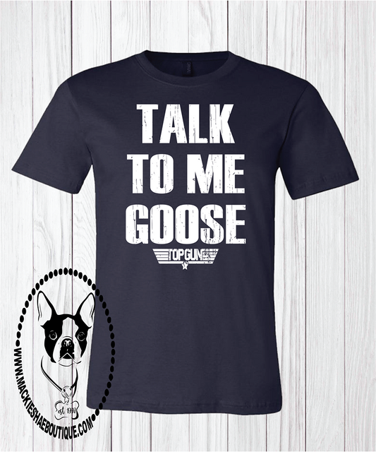 Talk to Me Goose Custom Shirt for Kids, Short-Sleeve