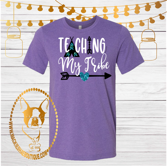 Teaching My Tribe Custom Shirt, Short Sleeve