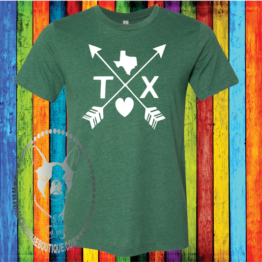 Texas Arrows Custom Shirt, Soft Short Sleeve