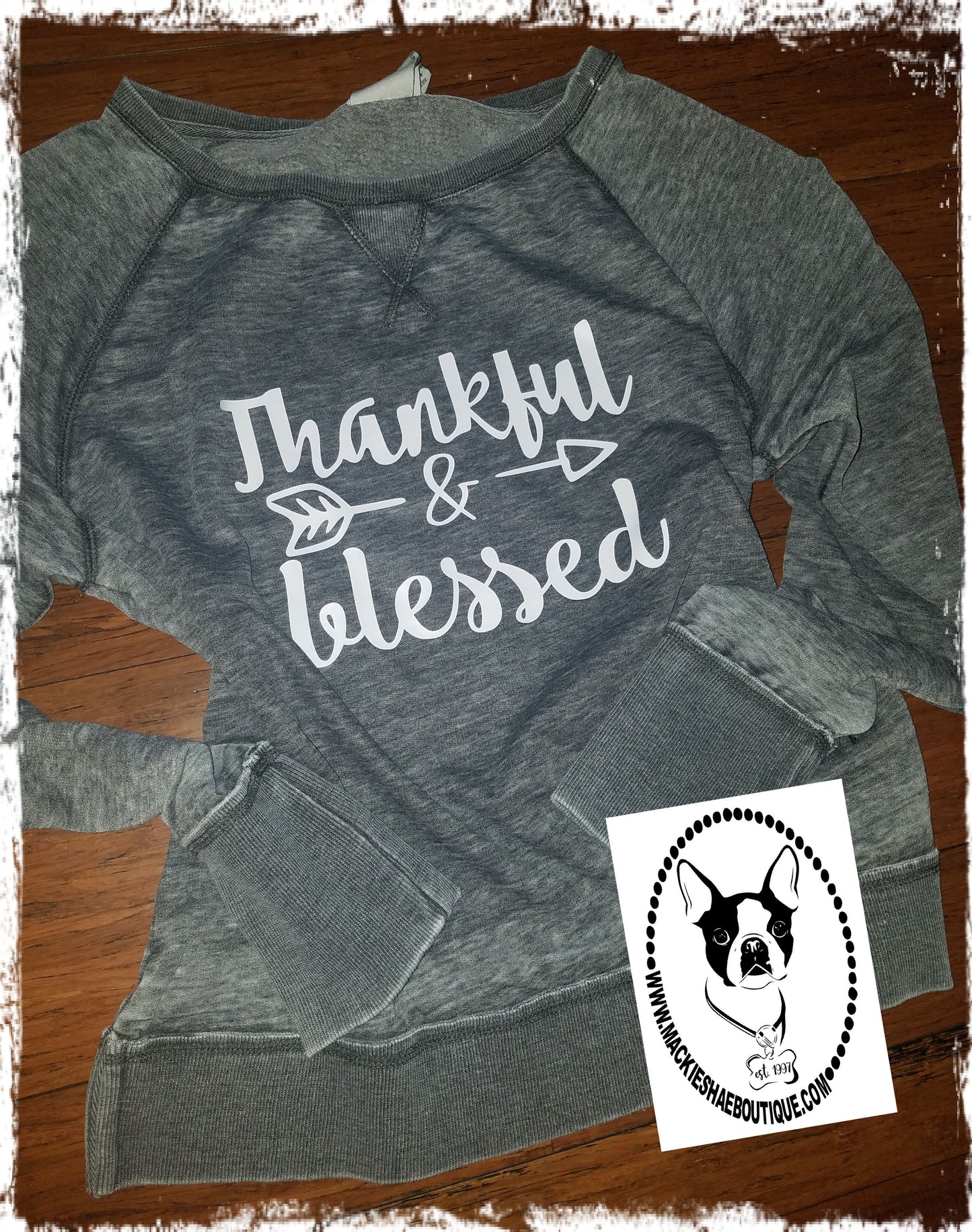 Thankful & Blessed Custom Shirt, Zen Sweatshirt