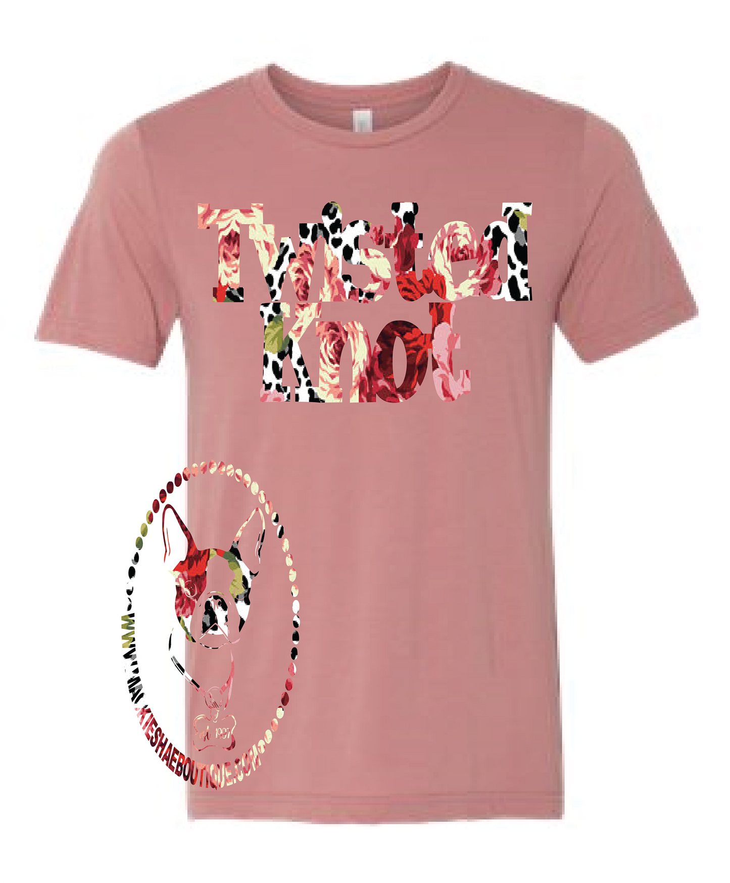 (Any Name) Leopard with Roses Custom Shirt, Short-Sleeve