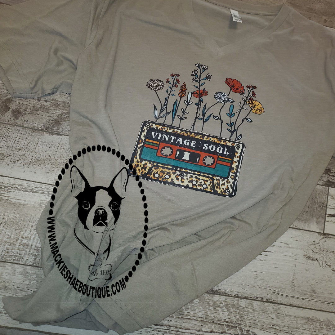 Vintage Soul Custom Shirt, Soft Tee for Adults