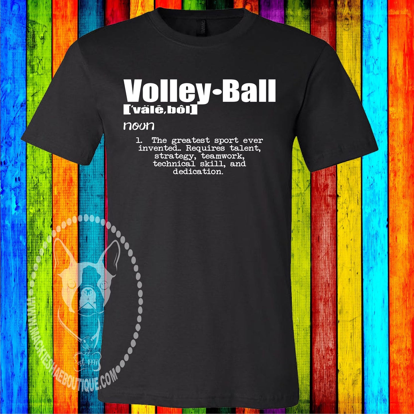 Volleyball Definition Custom Shirt, Short Sleeve