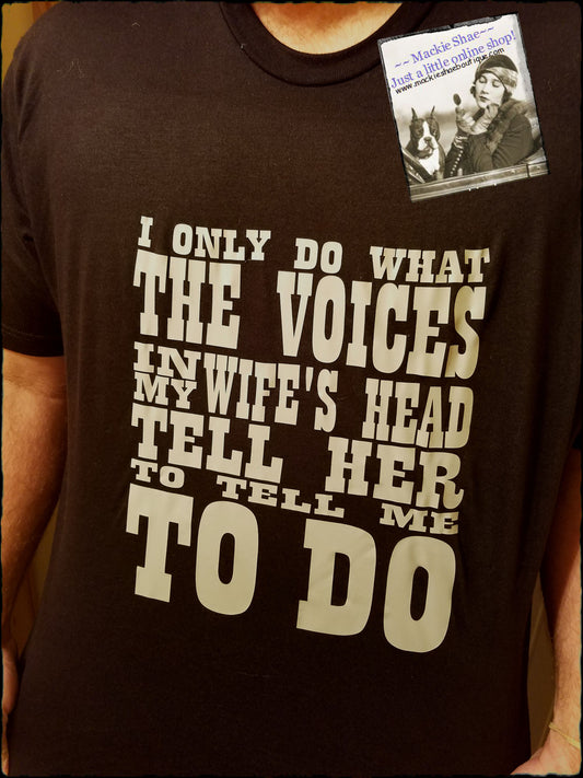 Wife Voices Custom Shirt, Short-Sleeve