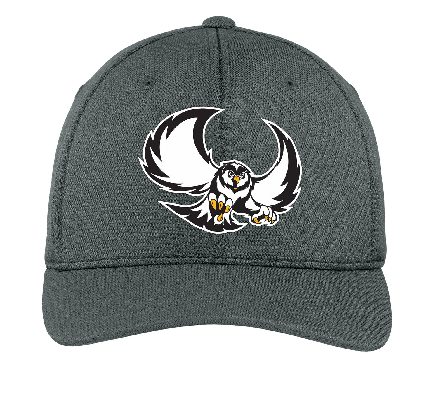 Garden Plain Hat,  Flexfit Cool & Dry Polymesh Hat, 2 Sizes Fitted (4 Color Options, 2 Design Options)