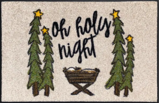 Oh Holy Night Whimsical Mat