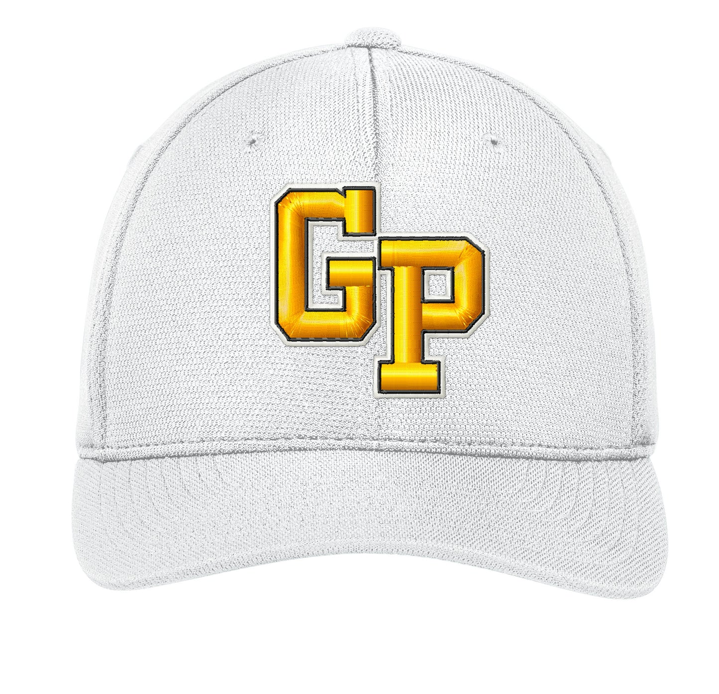 Garden Plain Hat,  Flexfit Cool & Dry Polymesh Hat, 2 Sizes Fitted (4 Color Options, 2 Design Options)